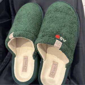 Cozy Green Slip-On Loafers